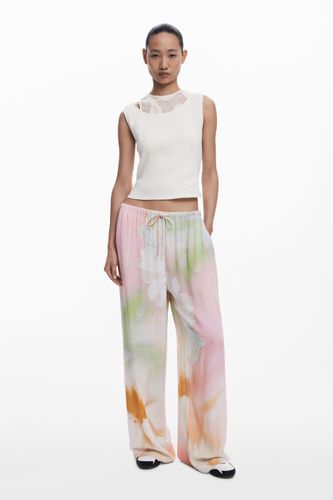 Pantalon fluide aquarelle - Desigual - Modalova
