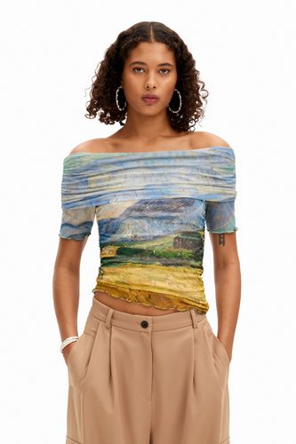 T-shirt bandeau Claude Monet - Desigual - Modalova