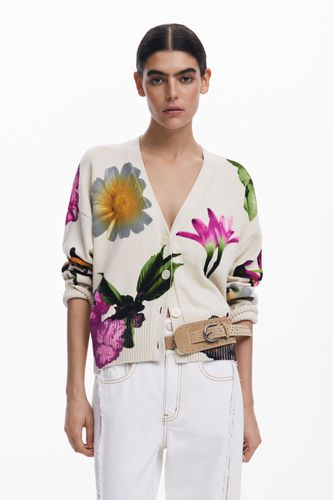 Cardigan à motif floral - Desigual - Modalova