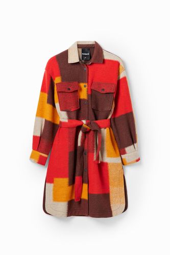 Manteau surchemise carreaux - Desigual - Modalova