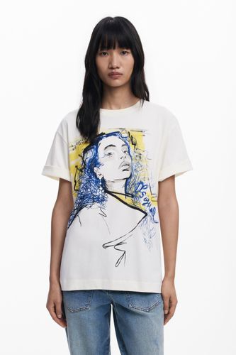 T-shirt portrait - Desigual - Modalova