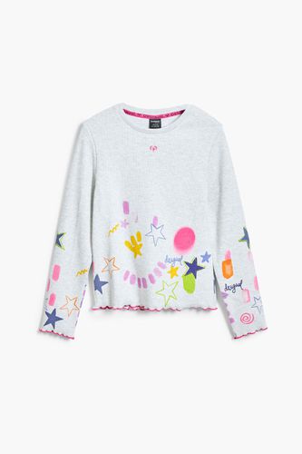 Pull imprimé étoiles - Desigual - Modalova