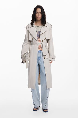 Trench à dos plissé - Desigual - Modalova