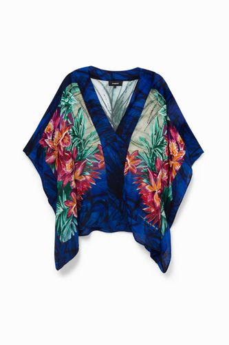 Blouse kimono florale orientale - Desigual - Modalova