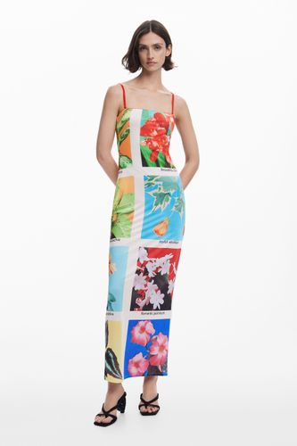 Robe longue postales Tyler McGillivary - Desigual - Modalova