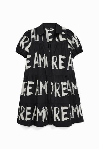 Robe courte chemise coton - Desigual - Modalova