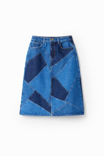 Jupe jean patchwork María Escoté - Desigual - Modalova