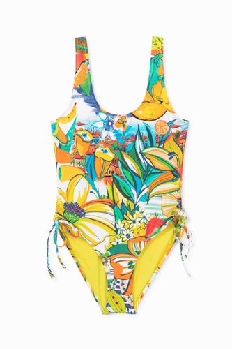 Maillot de bain plis latéraux - Desigual - Modalova