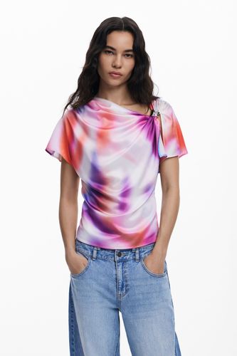 Blouse drapée dégradée - Desigual - Modalova