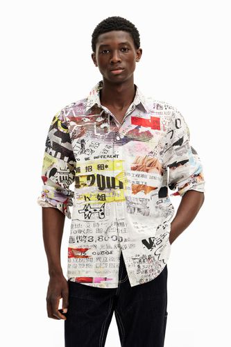 Chemise avec design de presse japonaise - Desigual - Modalova