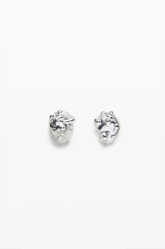 Boucles d'oreilles irrégulières plaquées argent Zalio - Desigual - Modalova