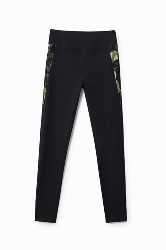 Legging semi-transparent brodé - Desigual - Modalova