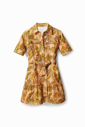 Robe chemise tropical - Desigual - Modalova