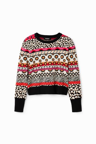 Pull court frises - Desigual - Modalova