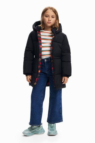 Manteau long avec grande capuche et poches - Desigual - Modalova