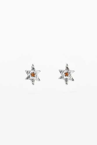 Boucles d'oreilles étoile plaqué argent Zalio - Desigual - Modalova