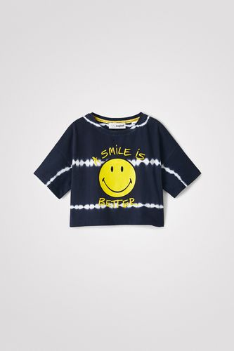 T-shirt rayures Smiley® - Desigual - Modalova