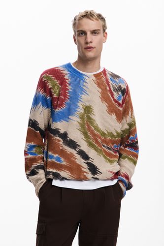 Pull abstrait à motif paisley - Desigual - Modalova