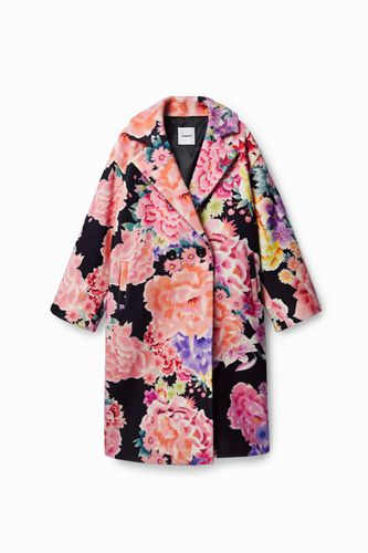 Manteau oversize à fleurs - Desigual - Modalova