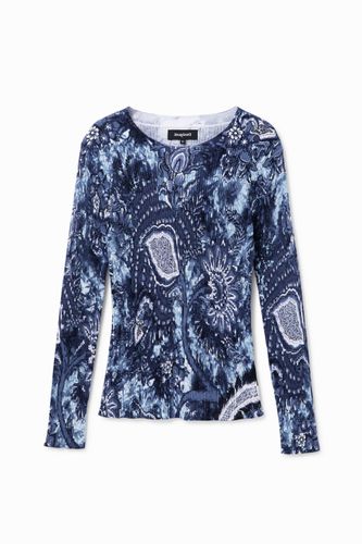 Pull à grand imprimé floral - Desigual - Modalova