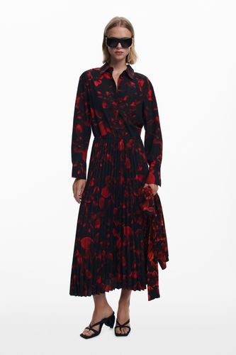 Robe chemise plissée - Desigual - Modalova