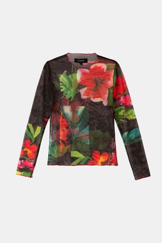 T-shirt tulle floral - Desigual - Modalova