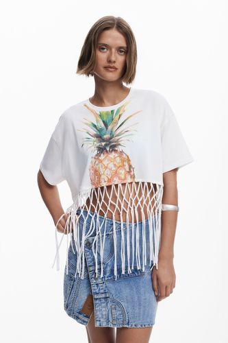 T-shirt cropped ananas - Desigual - Modalova