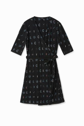 Robe courte plissée - Desigual - Modalova