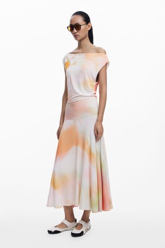 Robe longue asymétrique - Desigual - Modalova