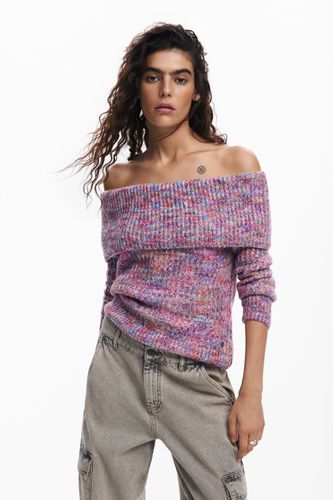 Pull col bardot - Desigual - Modalova