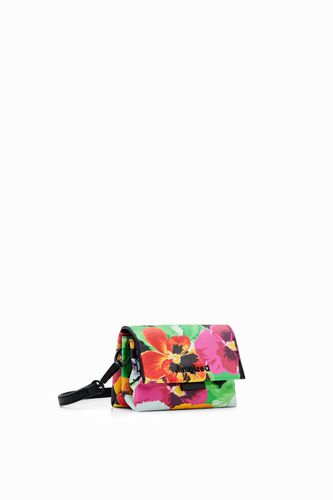 Mini sac à bandoulière fleuri - Desigual - Modalova