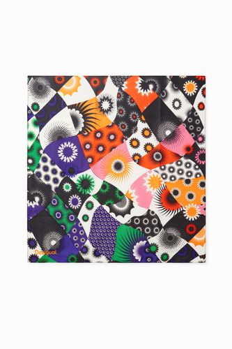 Foulard carré patchwork - Desigual - Modalova