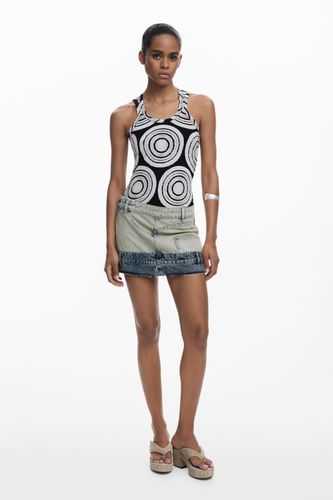 Mini-jupe à double taille - Desigual - Modalova