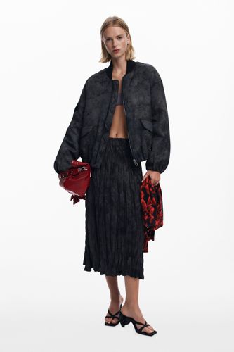 Jupe midi plissée - Desigual - Modalova