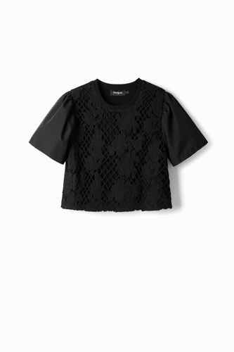T-shirt semi-dentelle - Desigual - Modalova