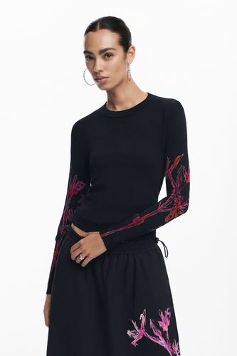 Pull manches orchidées - Desigual - Modalova