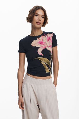 T-shirt à manches courtes orchidée - Desigual - Modalova