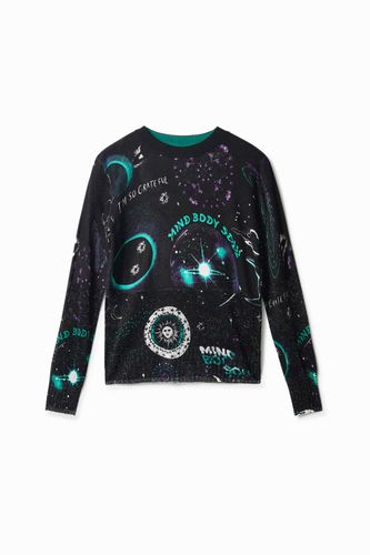 Pull maille cosmic - Desigual - Modalova