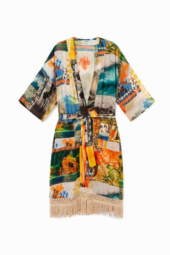 Kimono éco hawaïen - Desigual - Modalova