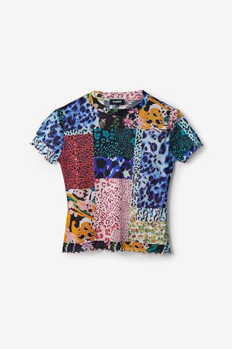 T-shirt ajusté en tulle patchwork - Desigual - Modalova