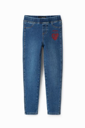 Legging jean message - Desigual - Modalova