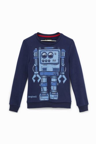 Sweat coton ouaté lumières - Desigual - Modalova