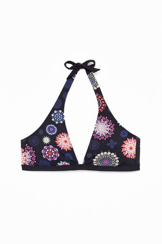 Haut de bikini halter imprimé mandalas - Desigual - Modalova