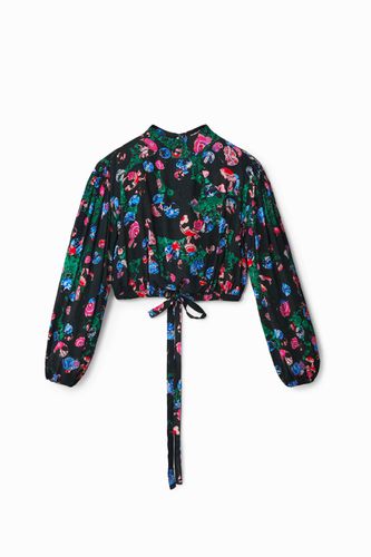 Blouse courte fleurie M. Christian Lacroix - Desigual - Modalova