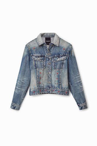 Veste en jean à clous Johnson Hartig - Desigual - Modalova