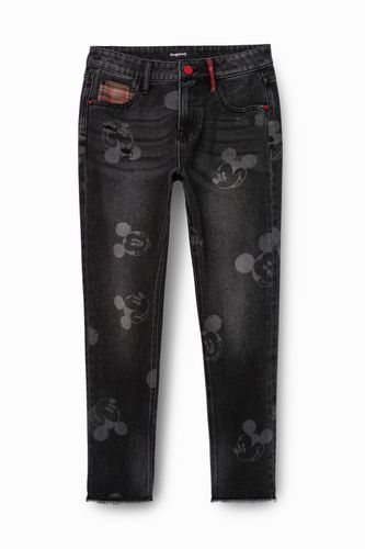 Pantalon en jean boyfriend Mickey Mouse - Desigual - Modalova