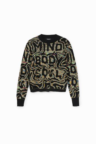 Pull maille jacquard - Desigual - Modalova