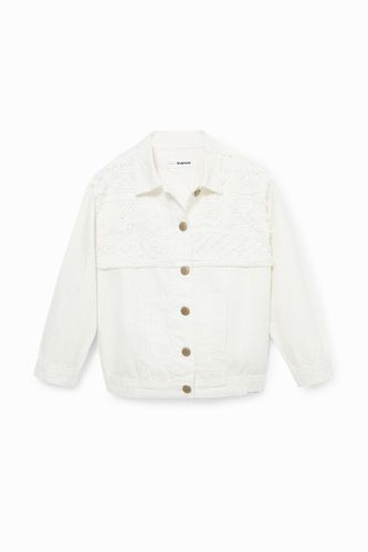 Blouson en jean crochet - Desigual - Modalova