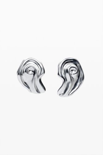 Boucles d'oreilles coquillage plaqué argent Zalio - Desigual - Modalova
