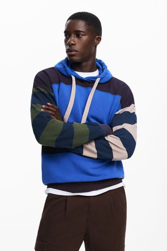 Sweat à capuche à rayures - Desigual - Modalova